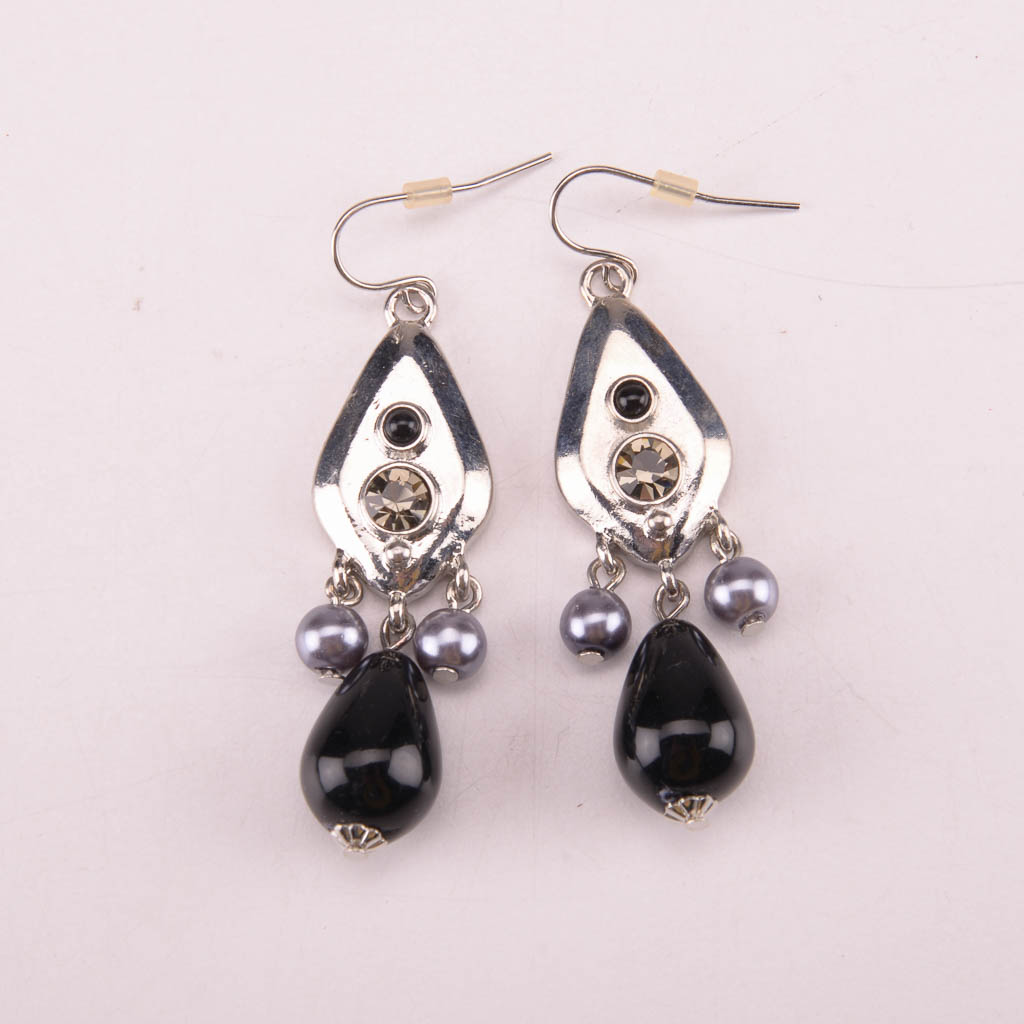 Collection of Purple and Silver Tone Fashion Jewelry