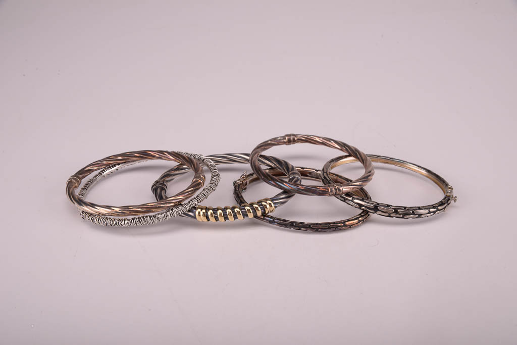 Collection of Purple and Silver Tone Fashion Jewelry