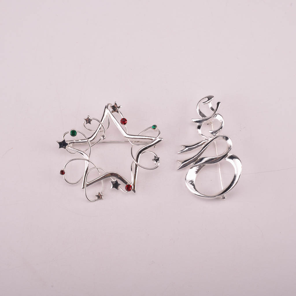 Assortment of Silver Tone Fashion Jewelry