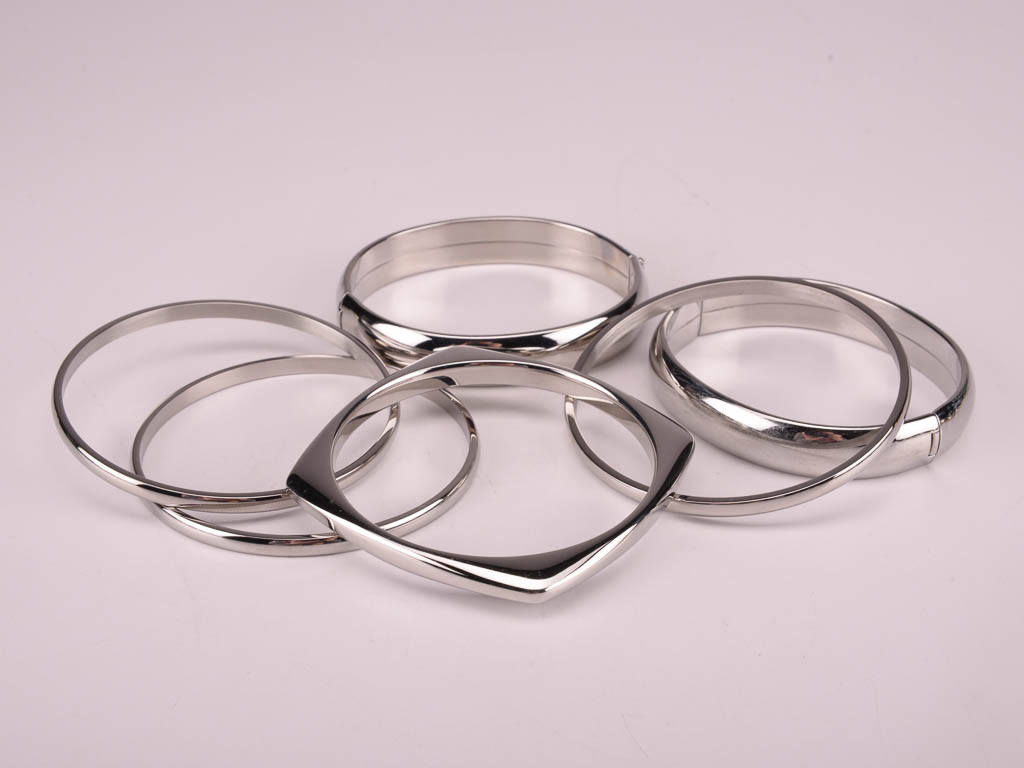 Assortment of Silver Tone Fashion Jewelry