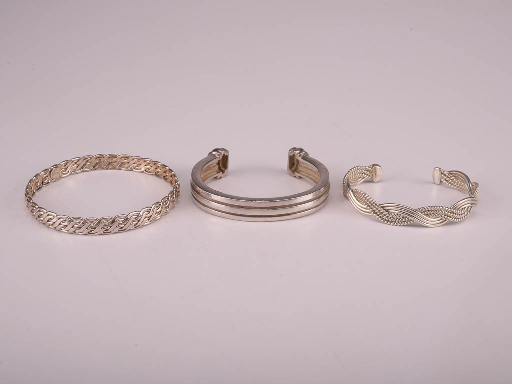 Assortment of Silver Tone Fashion Jewelry