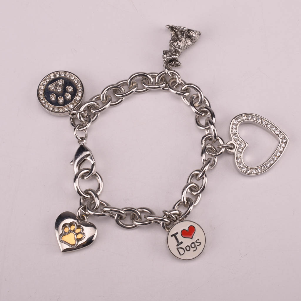 Assortment of Silver Tone Fashion Jewelry