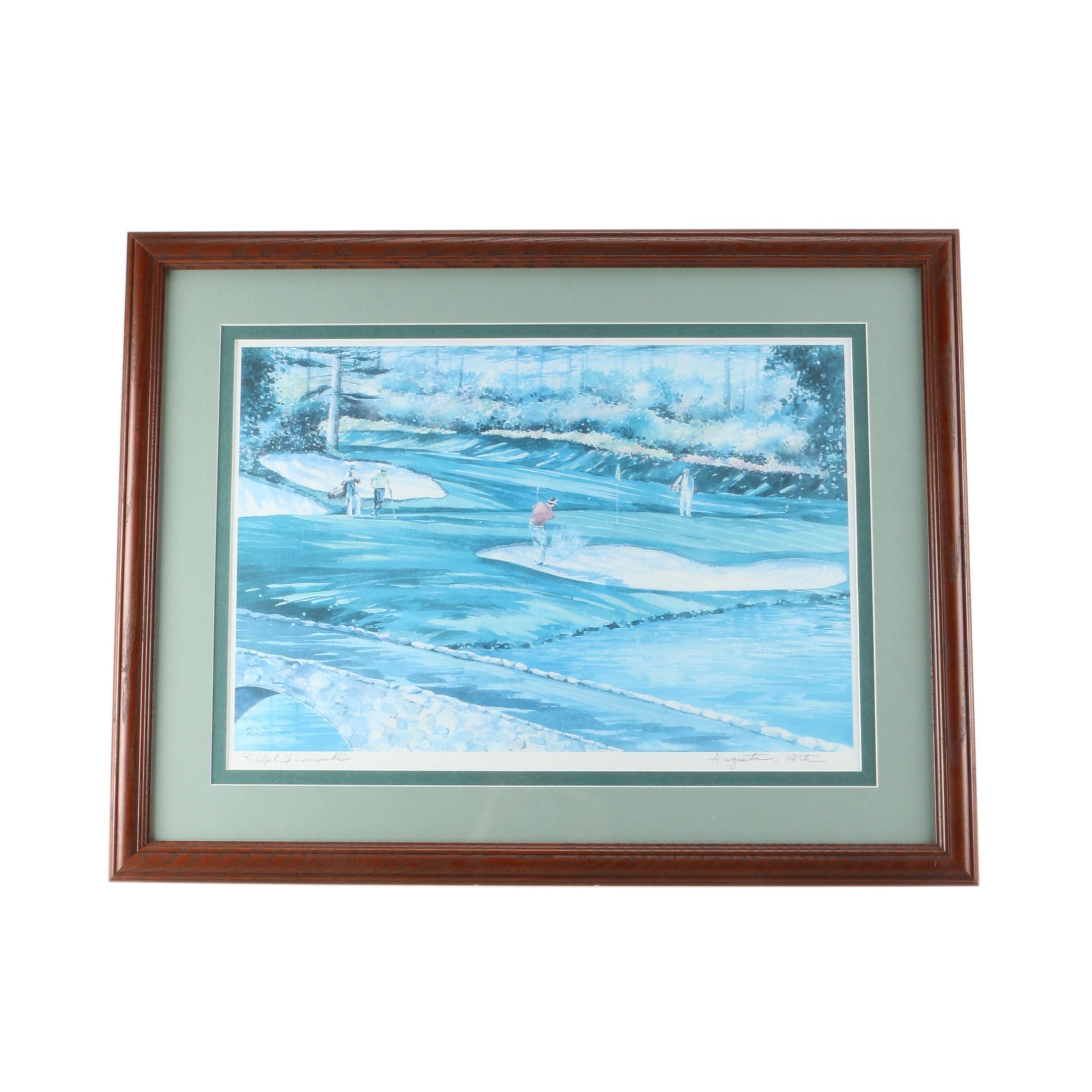 Ralph Furmanski Offset Lithograph on Paper "Augusta, 12th"