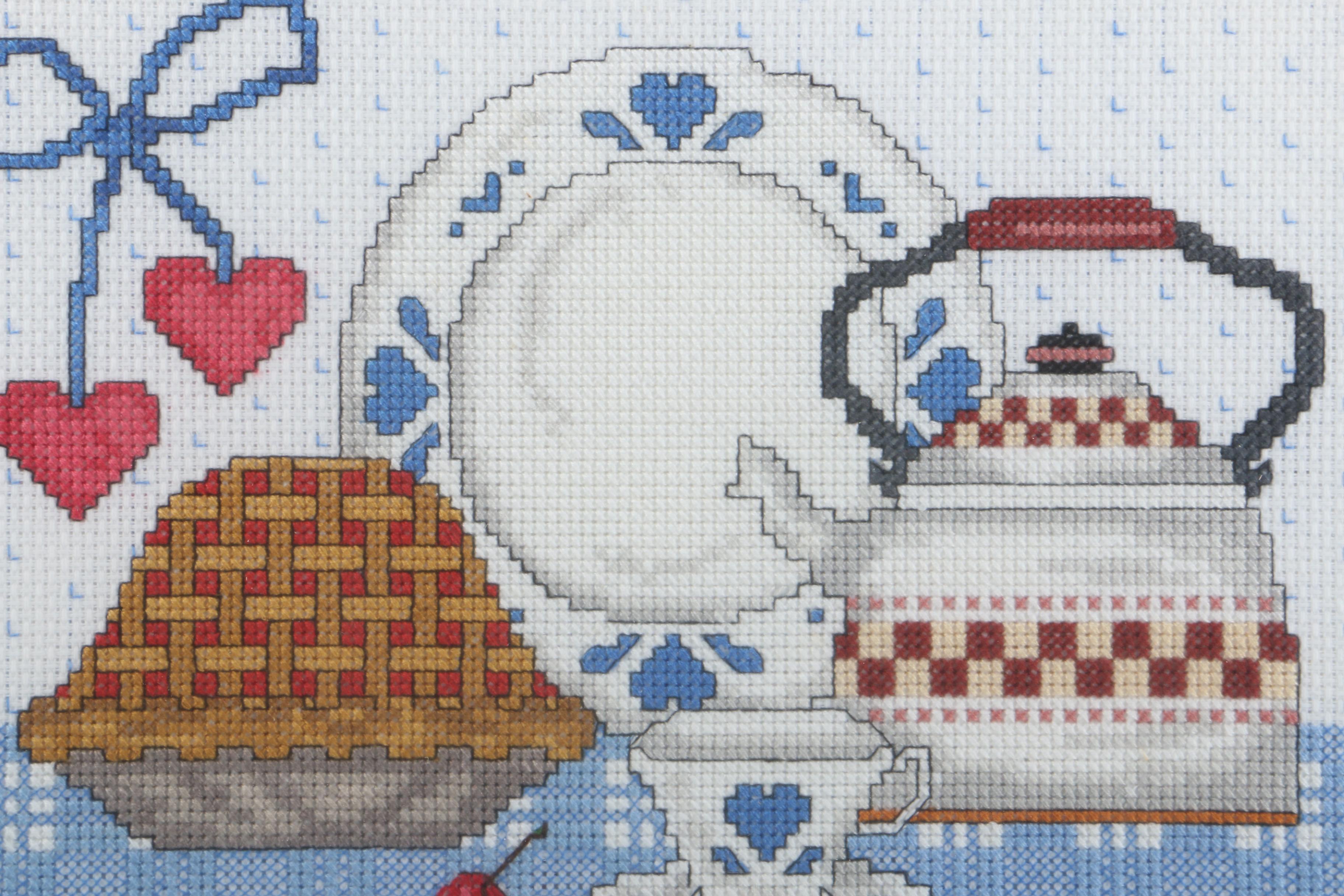 Ornate Framed Needlepoints