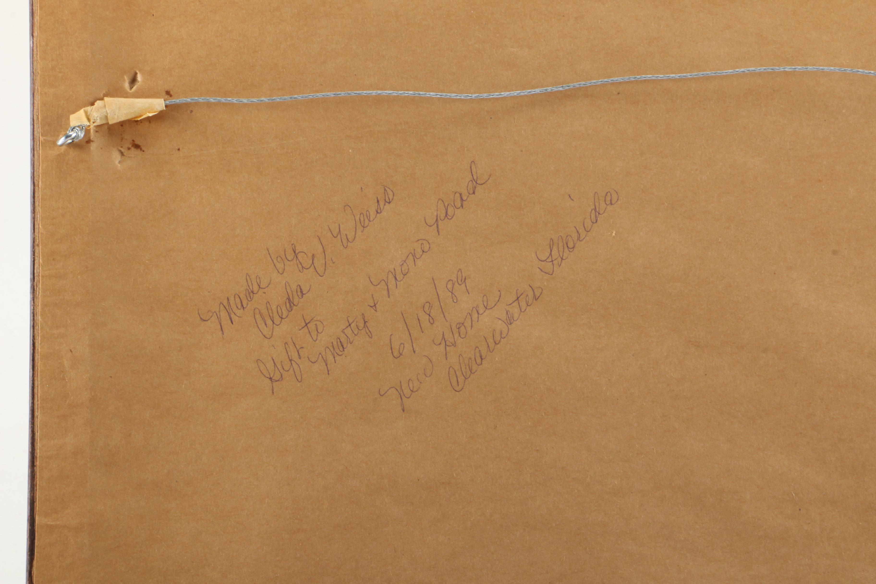 Ornate Framed Needlepoints