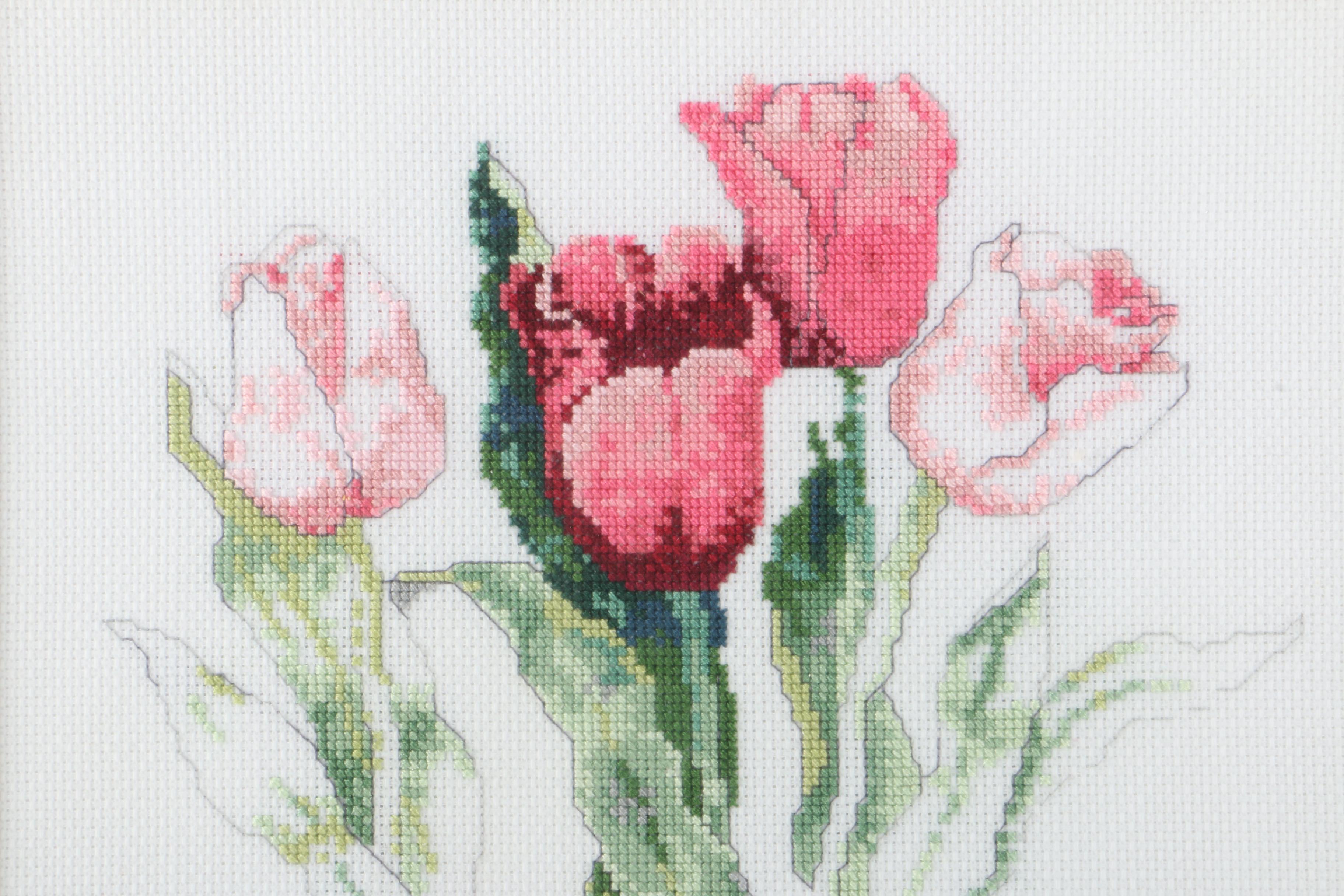 Ornate Framed Needlepoints