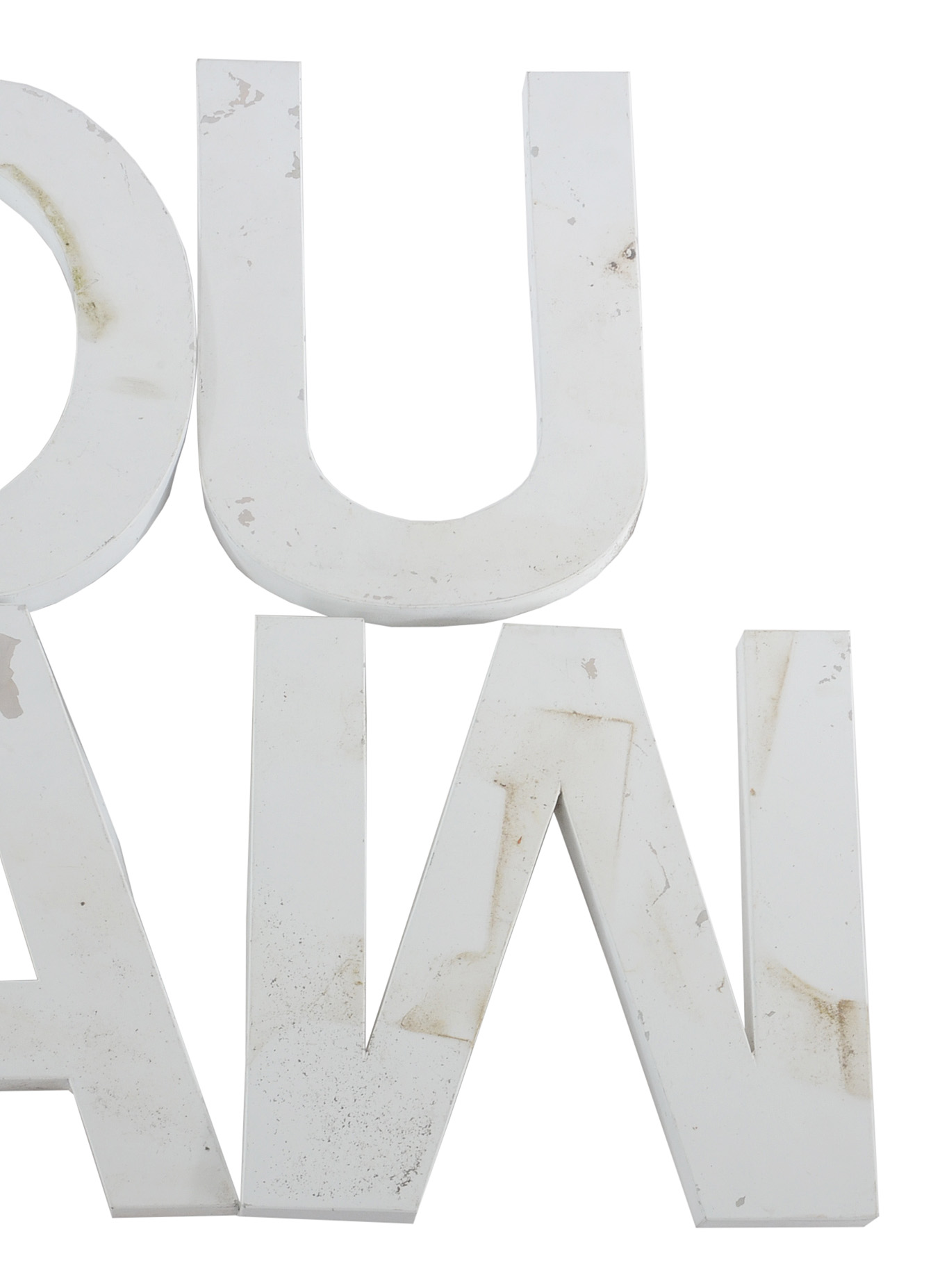 Set of Aluminum Sign Letters