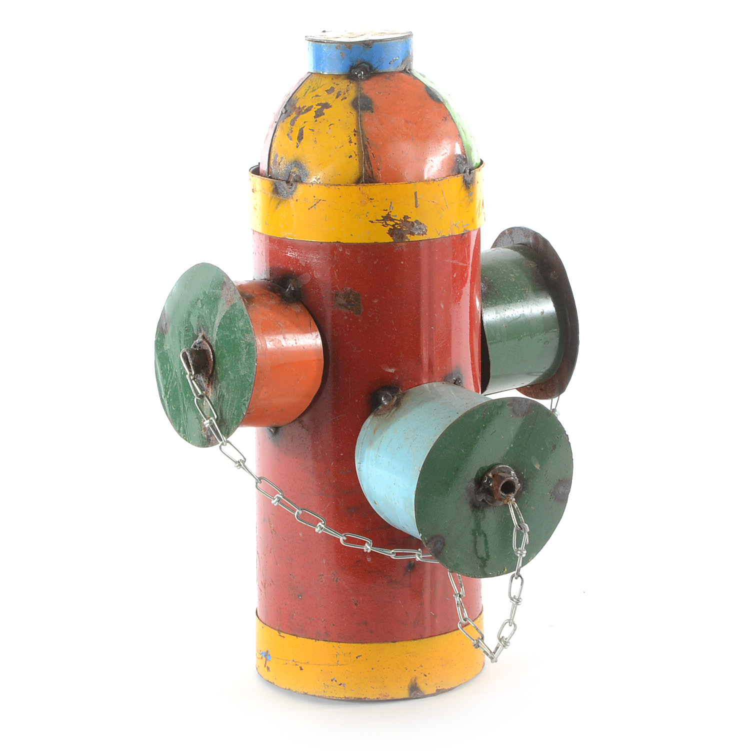 Handcrafted Recycled Metal Fire Hydrant