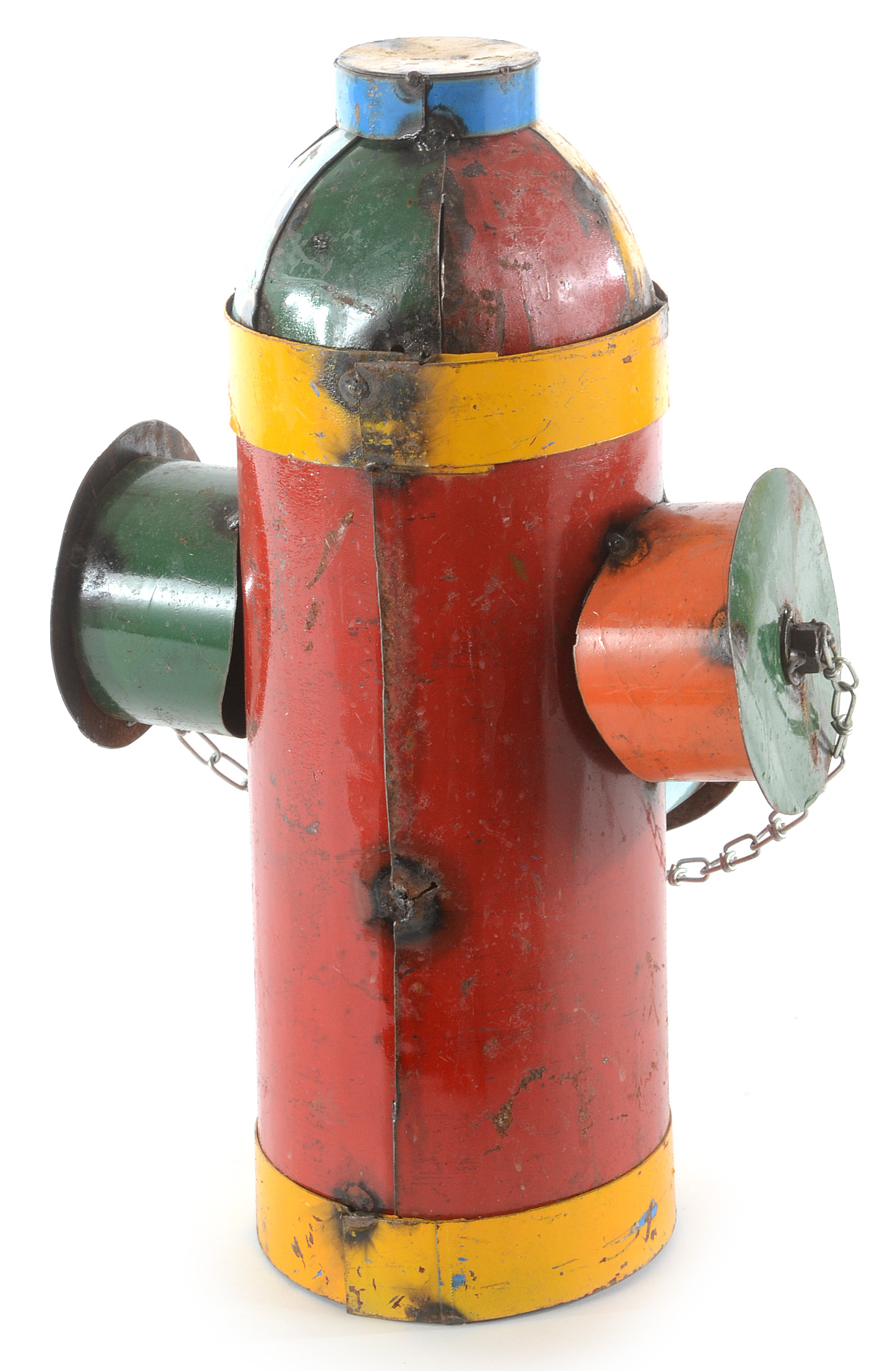 Handcrafted Recycled Metal Fire Hydrant