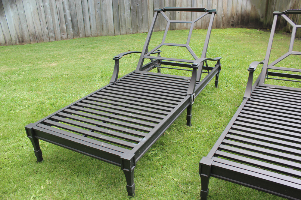 Restoration Hardware Chaise Lounge Chairs