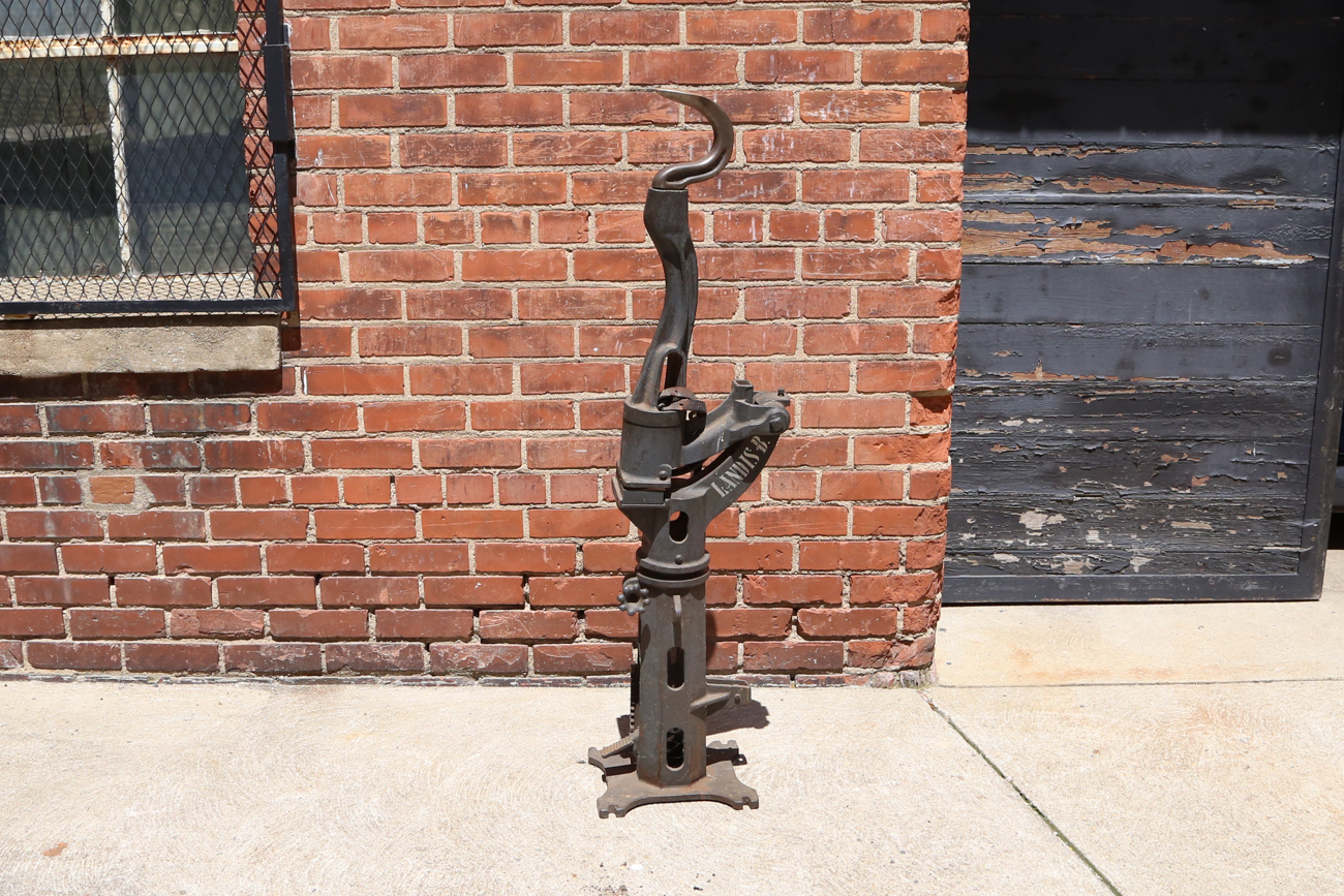 Antique Cast Iron Auto Soler Shoe Machine