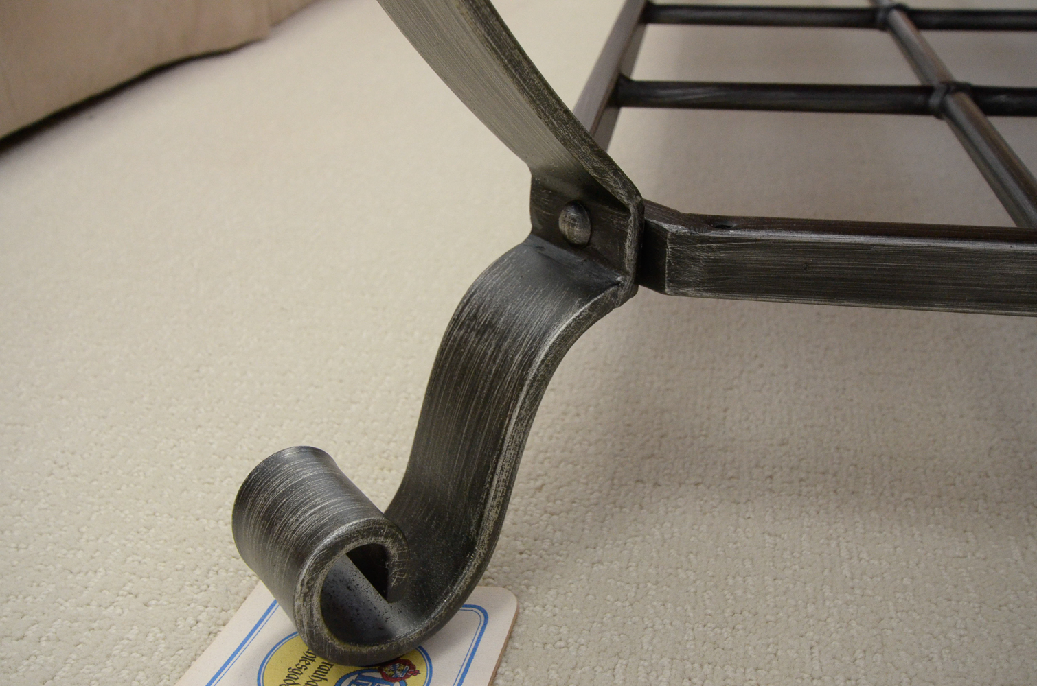 Wood and Stone Tile Coffee Table