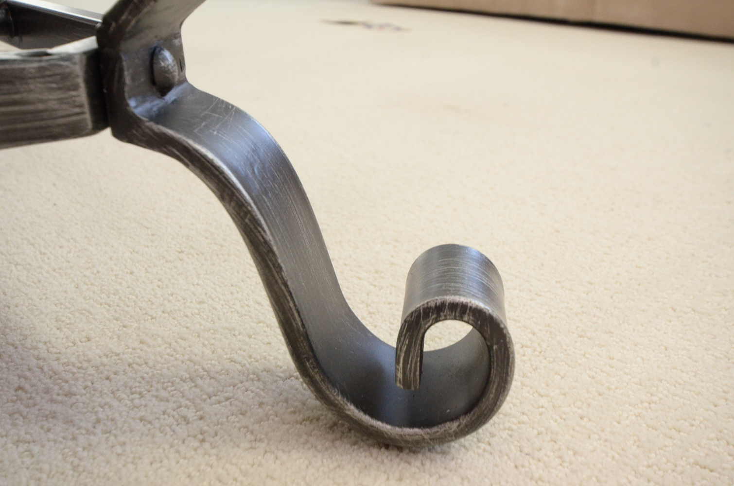 Wood and Stone Tile Coffee Table