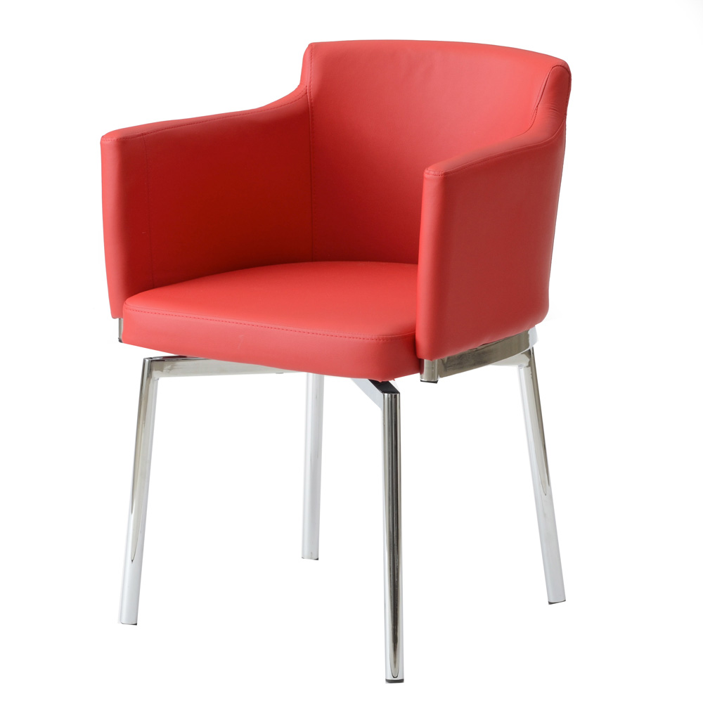 Sunpan "Garcia" Upholstered Swivel Chair