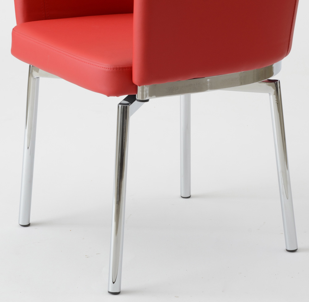 Sunpan "Garcia" Upholstered Swivel Chair