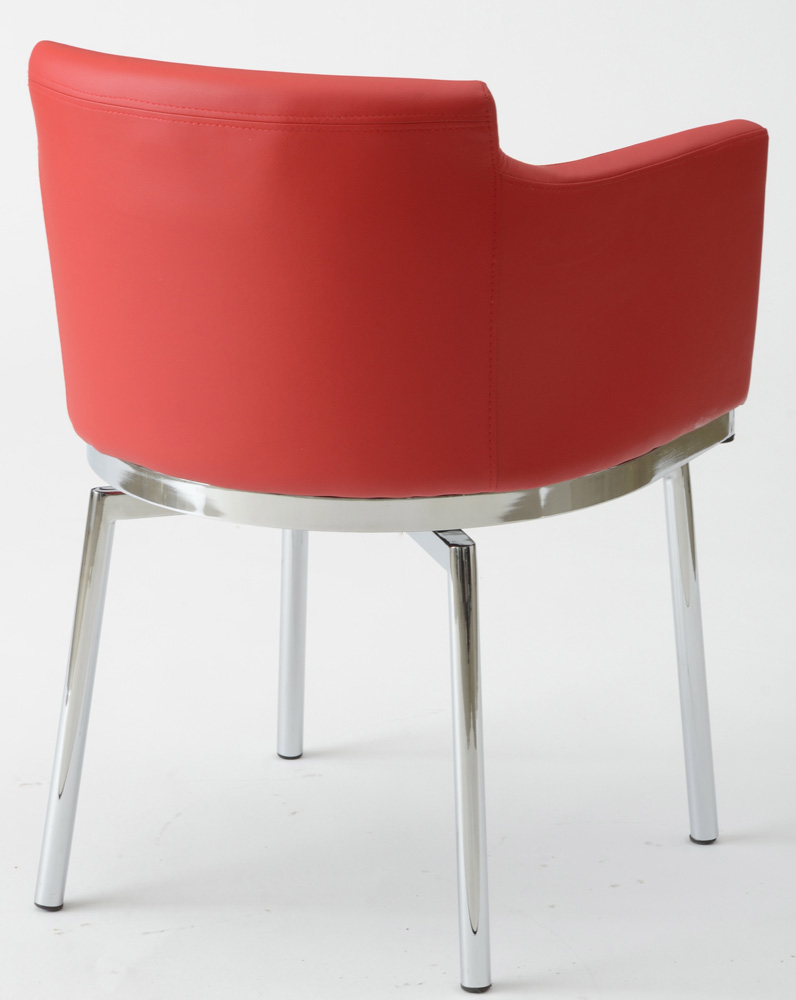 Sunpan "Garcia" Upholstered Swivel Chair