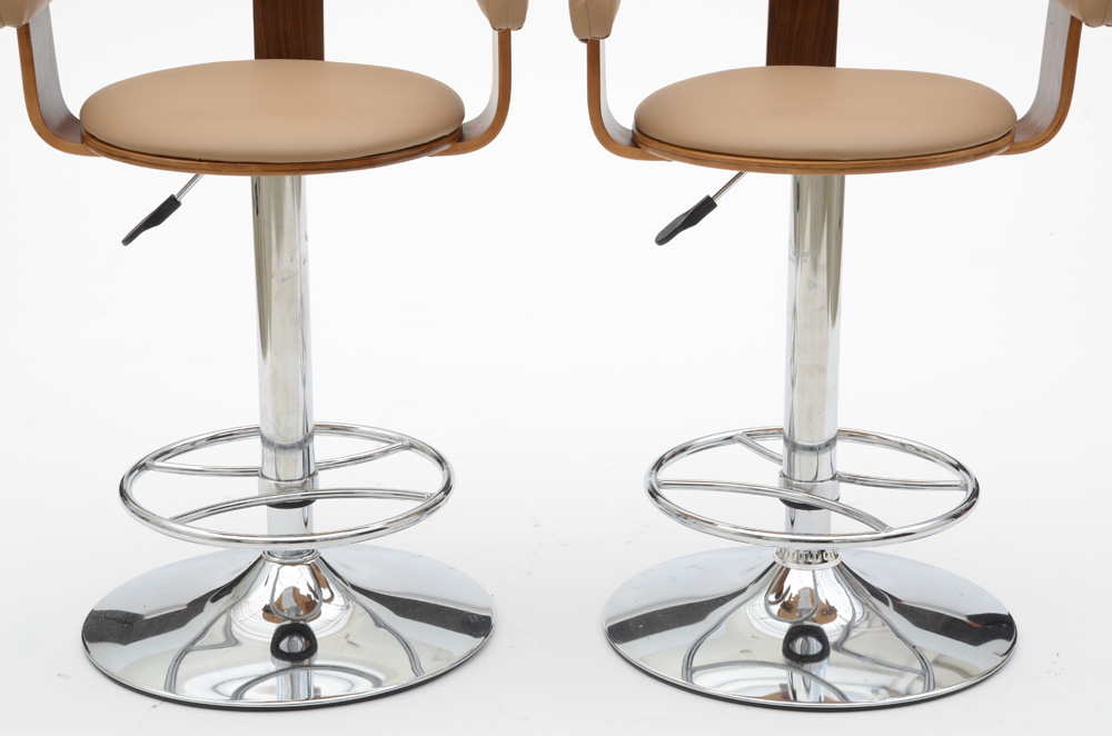 "Abrielle" Swivel Bar Stools by Chintaly