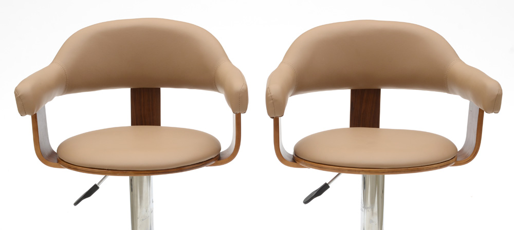 "Abrielle" Swivel Bar Stools by Chintaly