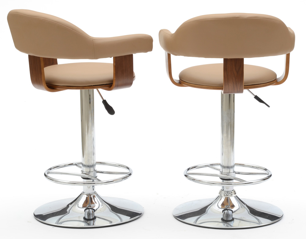 "Abrielle" Swivel Bar Stools by Chintaly