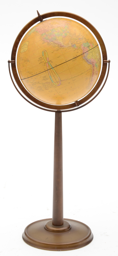 1960s Vintage Globe on Stand