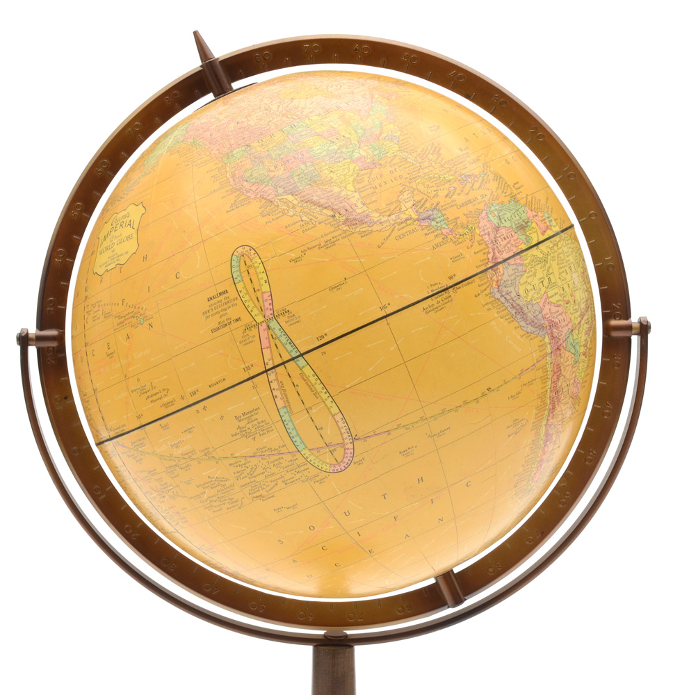 1960s Vintage Globe on Stand