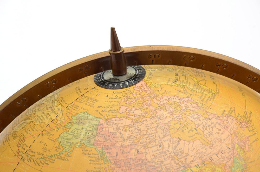 1960s Vintage Globe on Stand