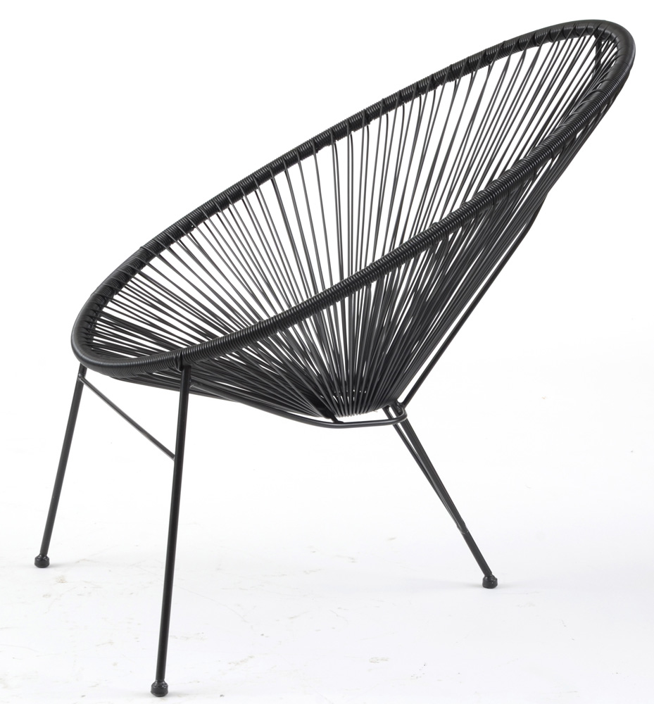Pair of Black Acapulco Chairs
