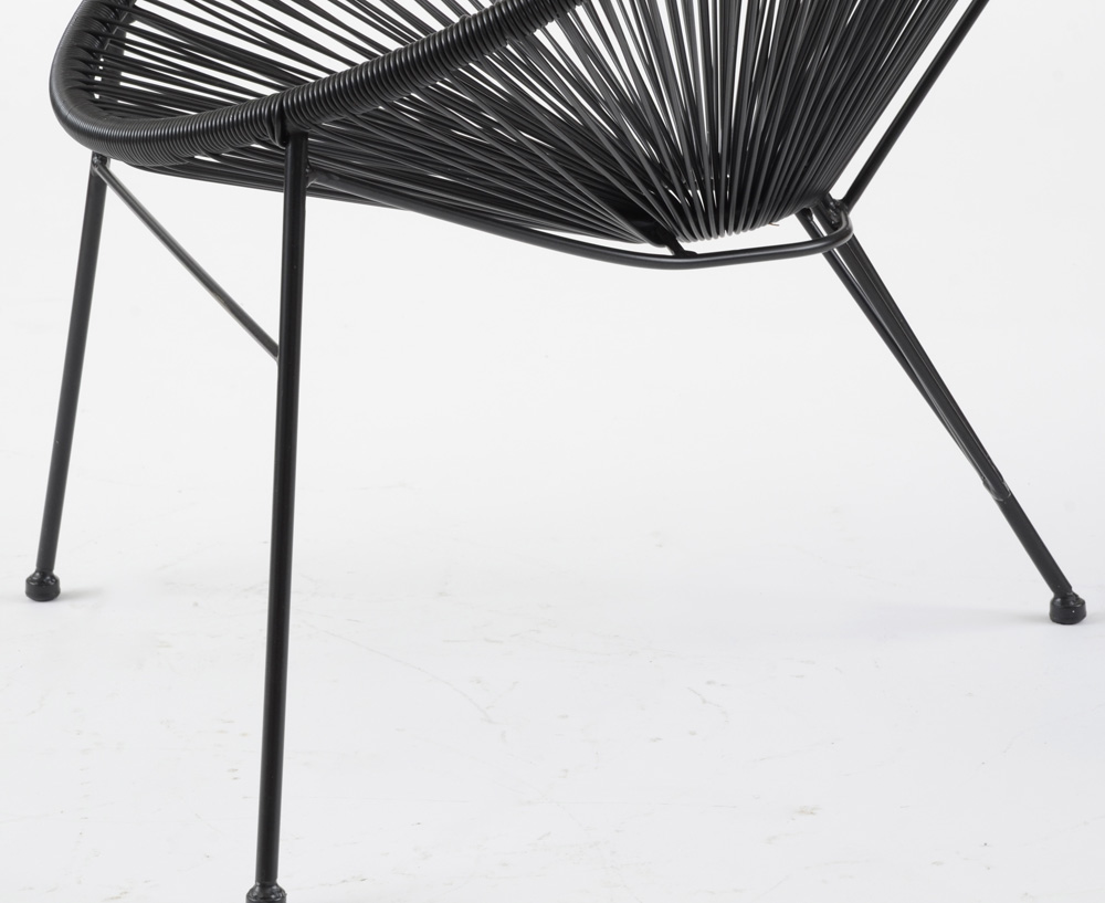 Pair of Black Acapulco Chairs