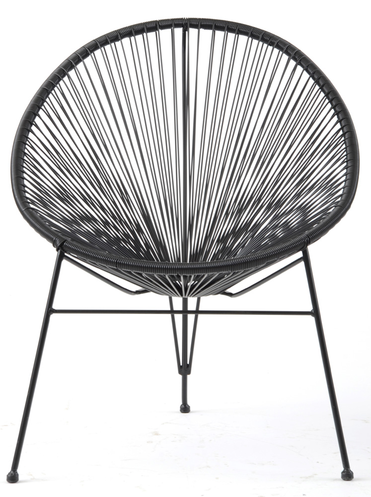 Pair of Black Acapulco Chairs
