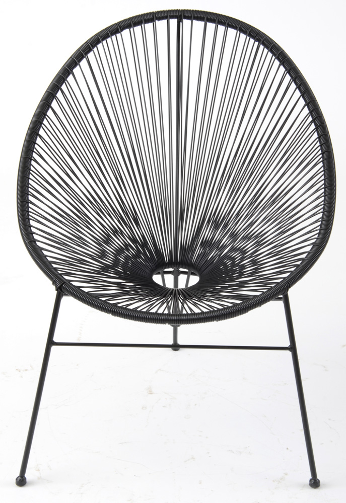 Pair of Black Acapulco Chairs