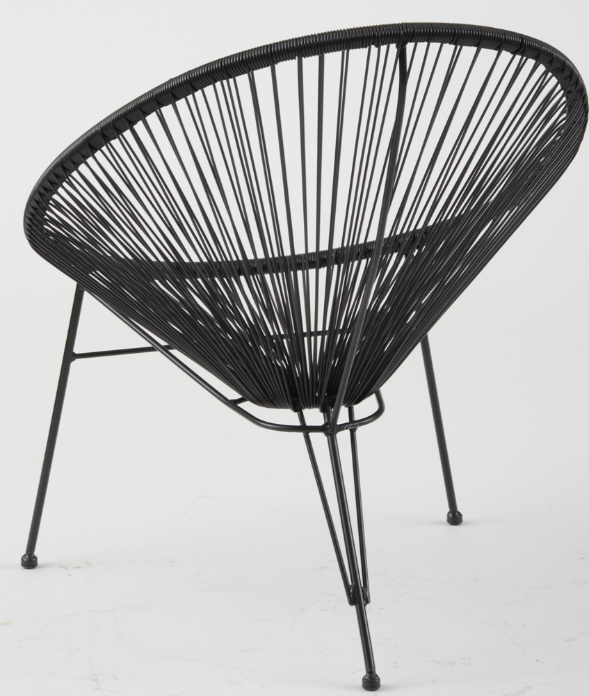 Pair of Black Acapulco Chairs