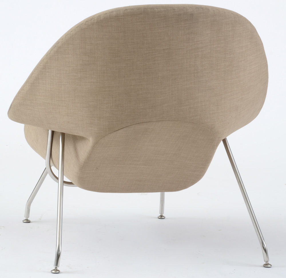 Modernist "Womb Chair" with Ottoman