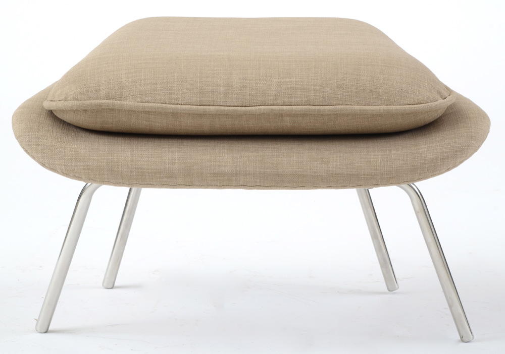 Modernist "Womb Chair" with Ottoman