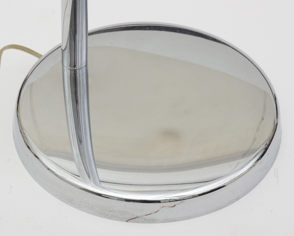 Chromed Fluorescent Floor Lamp