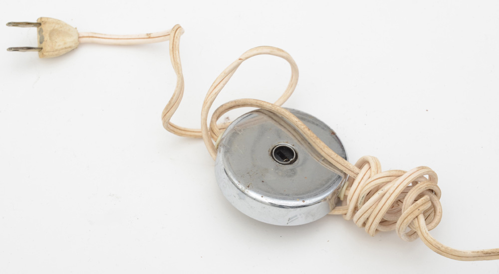 Vintage Chromed Modernist Floor Lamp