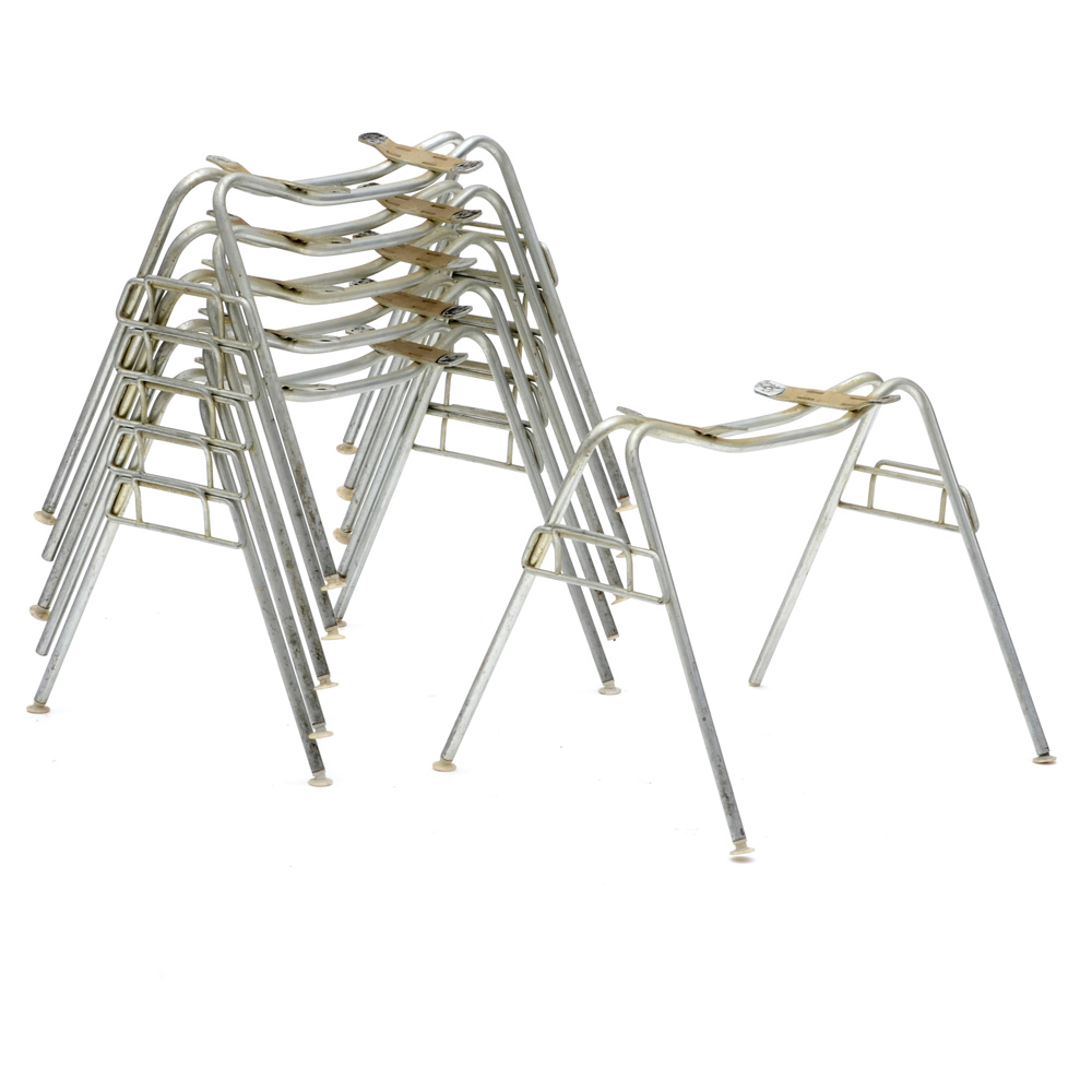 Set of Eames for Herman Miller Stacking Chair Bases