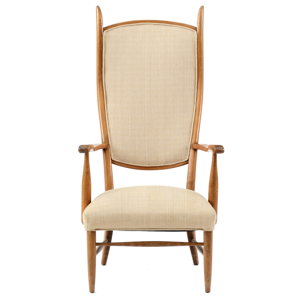 High-Backed Armchair by Ed Wormley for Drexel