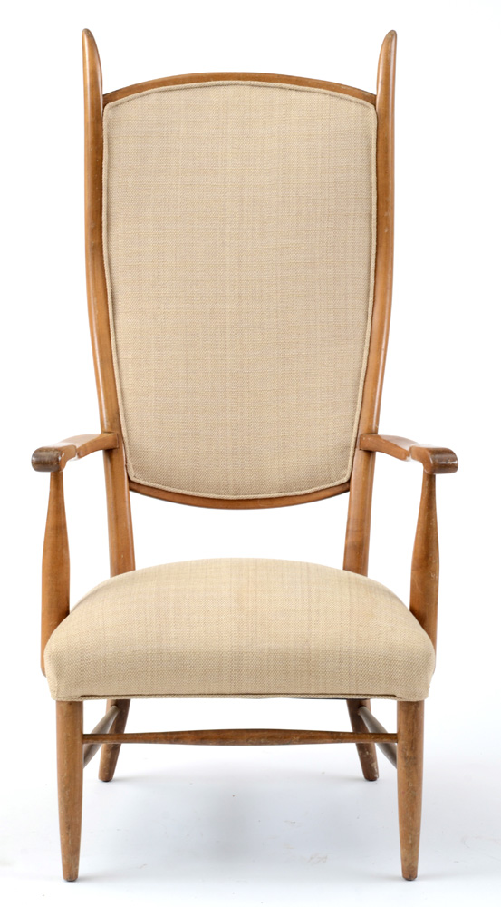 High-Backed Armchair by Ed Wormley for Drexel