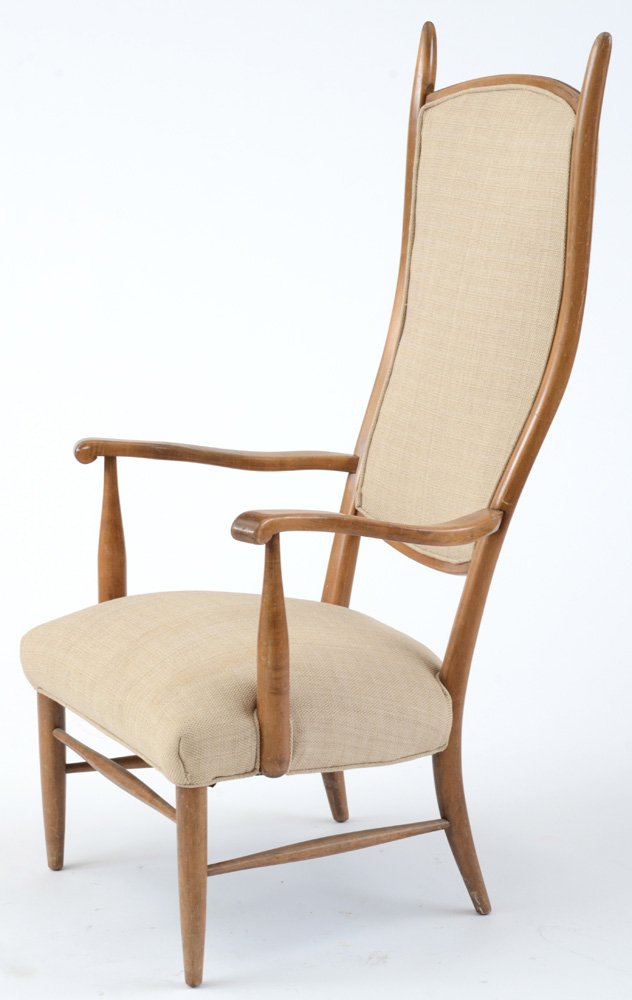 High-Backed Armchair by Ed Wormley for Drexel