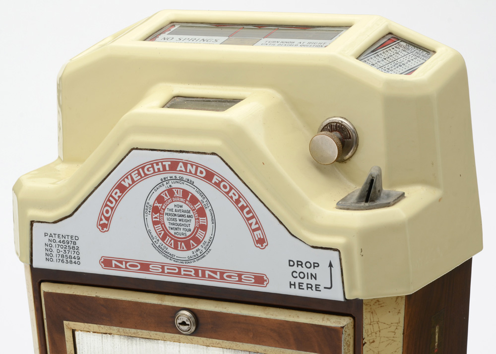 Vintage Watling Coin Operated Weight and Fortune Scale