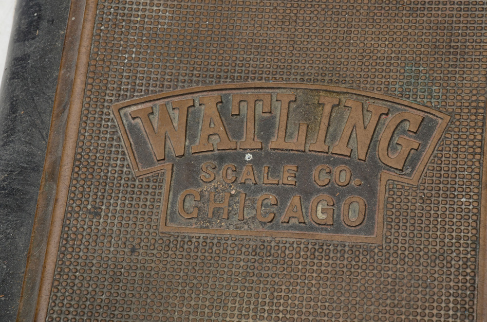 Vintage Watling Coin Operated Weight and Fortune Scale