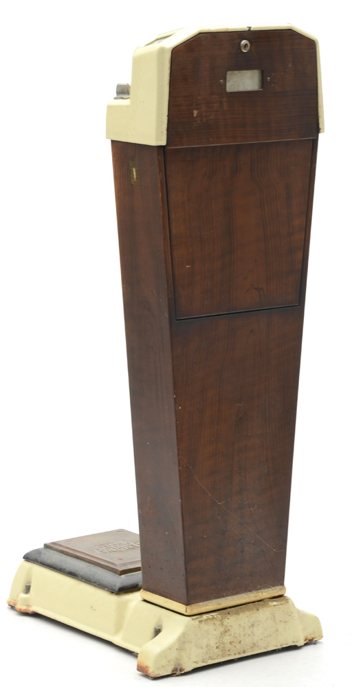 Vintage Watling Coin Operated Weight and Fortune Scale