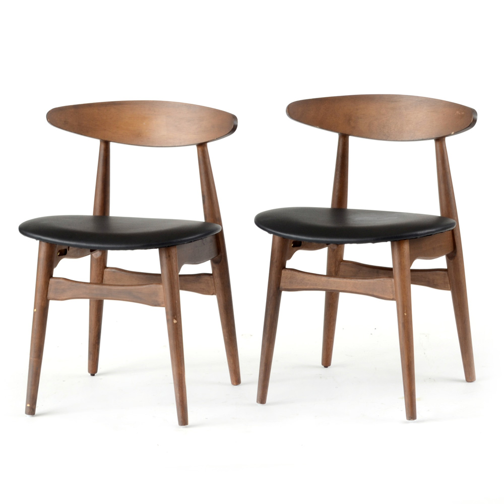 Contemporary Danish Modern Style Side Chairs