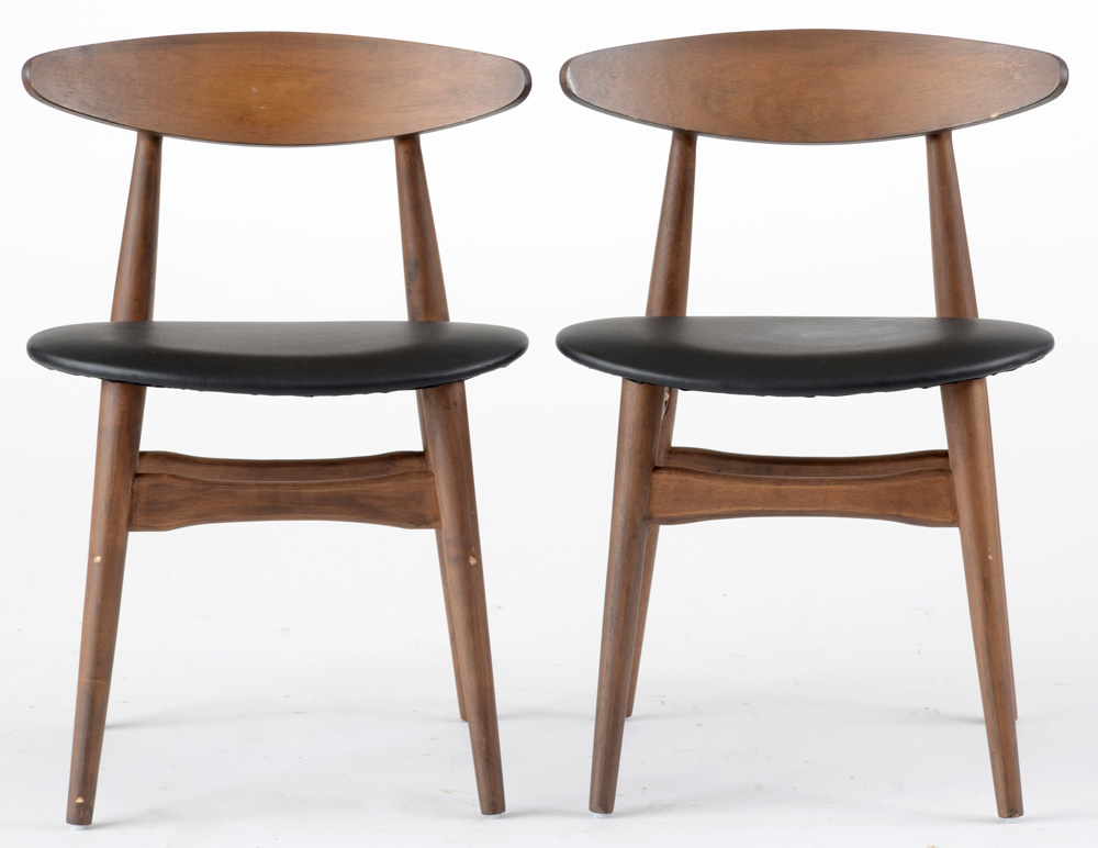 Contemporary Danish Modern Style Side Chairs