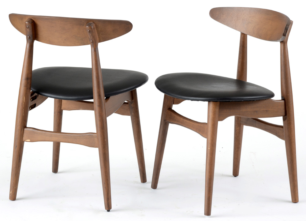 Contemporary Danish Modern Style Side Chairs