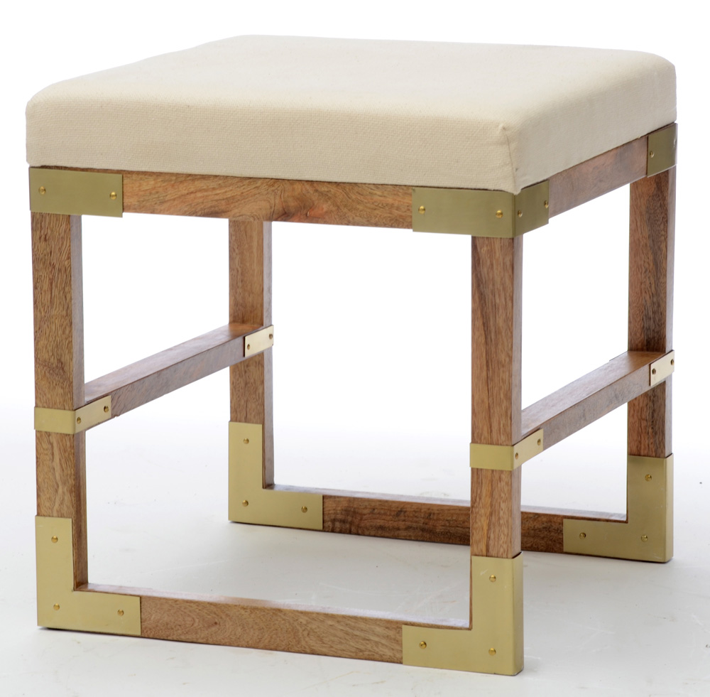 Contemporary Mango Wood Stools