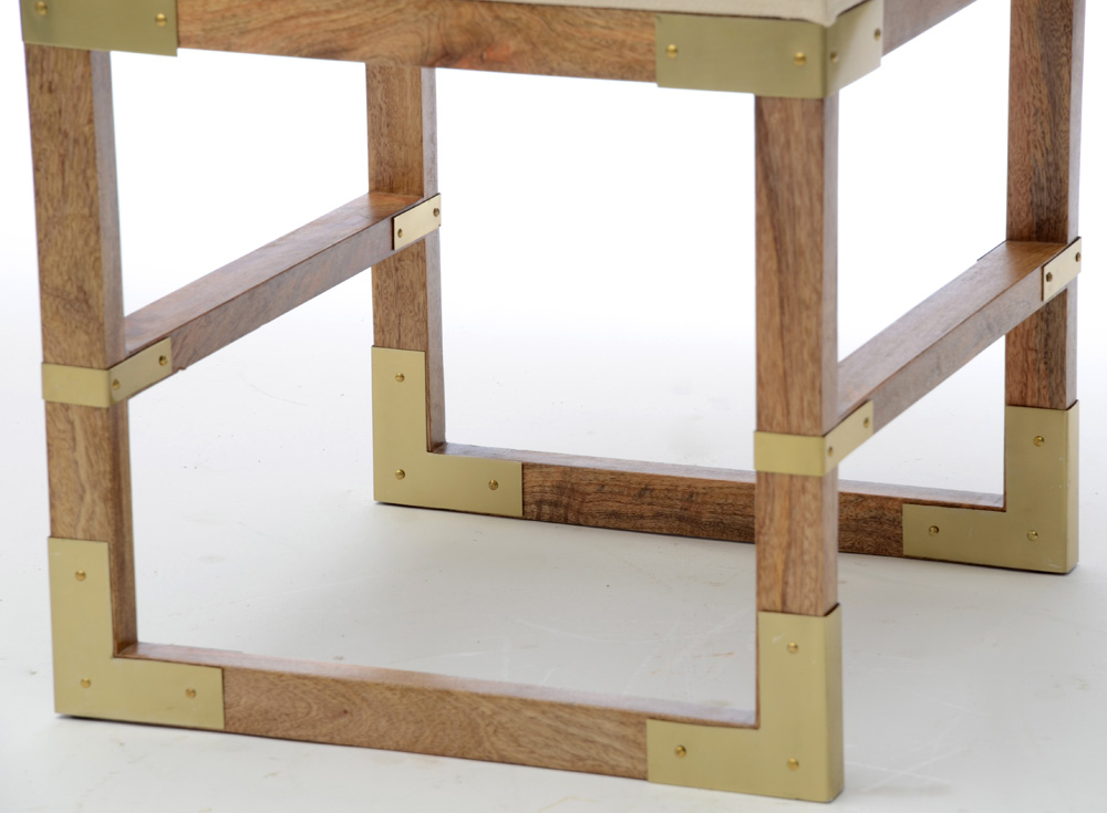 Contemporary Mango Wood Stools