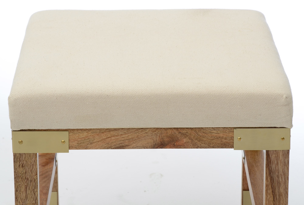 Contemporary Mango Wood Stools