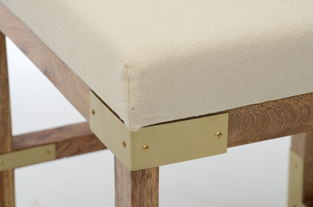 Contemporary Mango Wood Stools