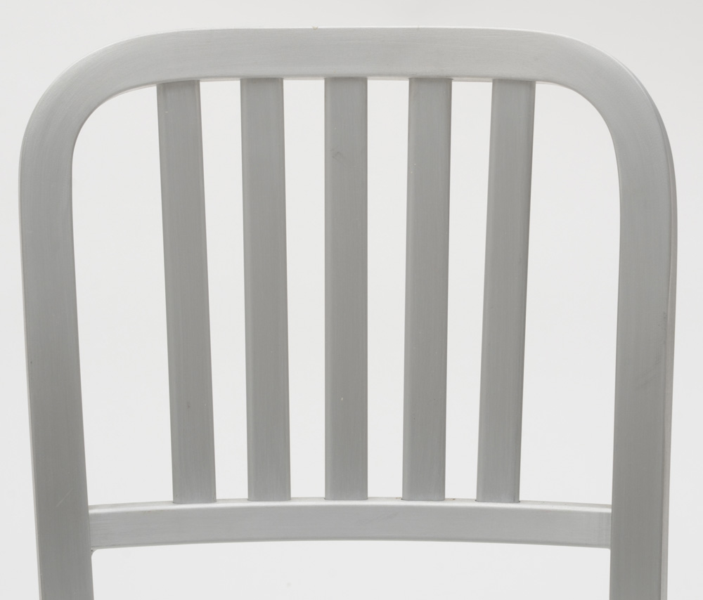 Brushed Aluminum Counter Stool